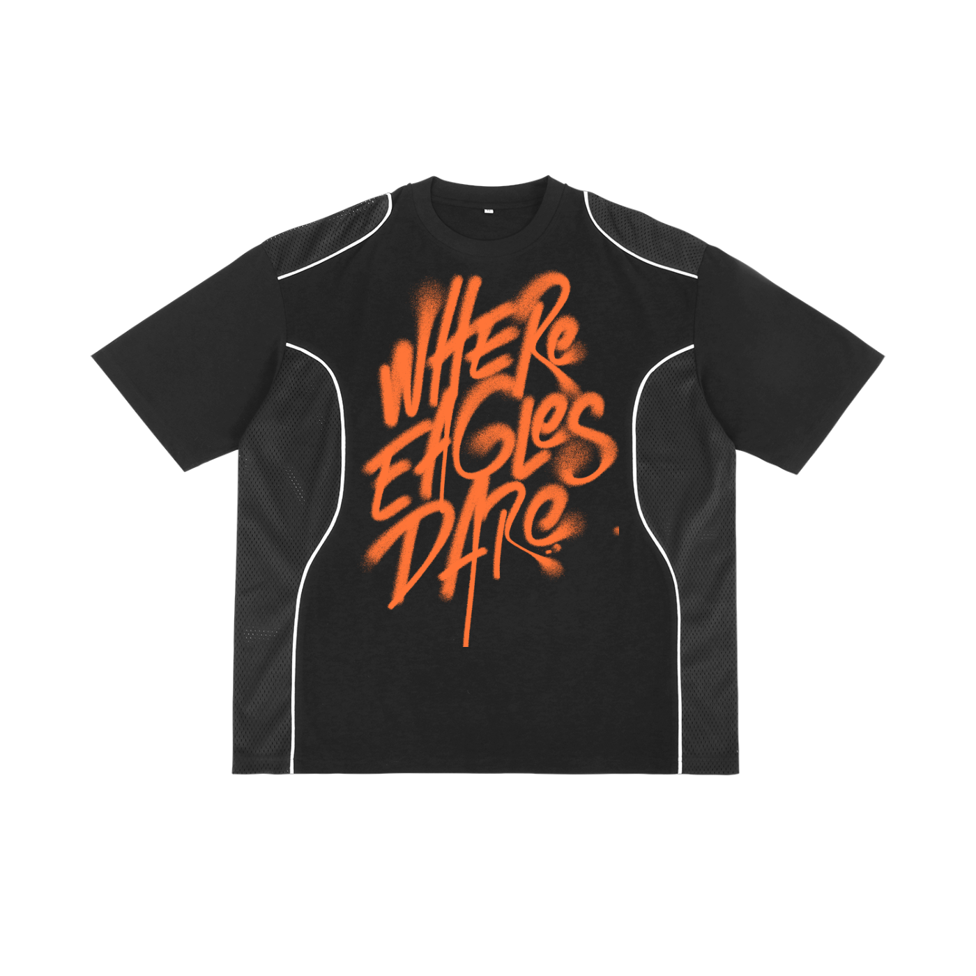 Contrast Piped Panel T-Shirt