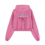 Snow Washed Cropped Hoodie
