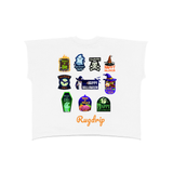 Raw Edge Boxy Non-Shrink T-Shirt