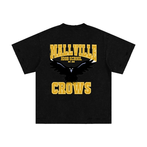 Heavyweight Snow Washed Hand-Frayed T-Shirt