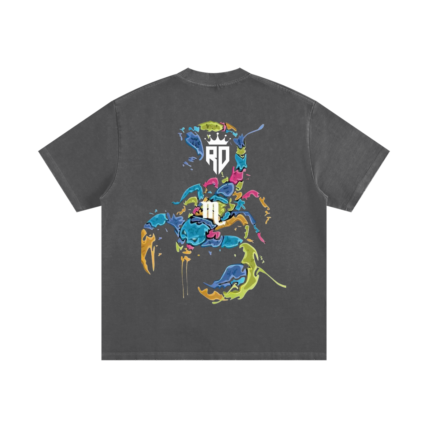 Heavyweight Vintage Washed Frayed T-Shirt