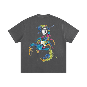 Heavyweight Vintage Washed Frayed T-Shirt