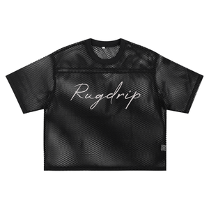 See-through Boxy Net T-shirt