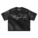 See-through Boxy Net T-shirt