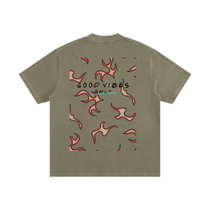 Heavyweight Vintage Washed Frayed T-Shirt