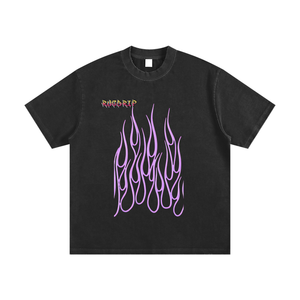 Heavyweight Vintage Washed Frayed T-Shirt