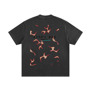 Heavyweight Vintage Washed Frayed T-Shirt