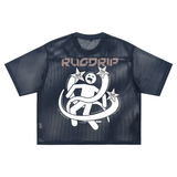 See-through Boxy Net T-shirt