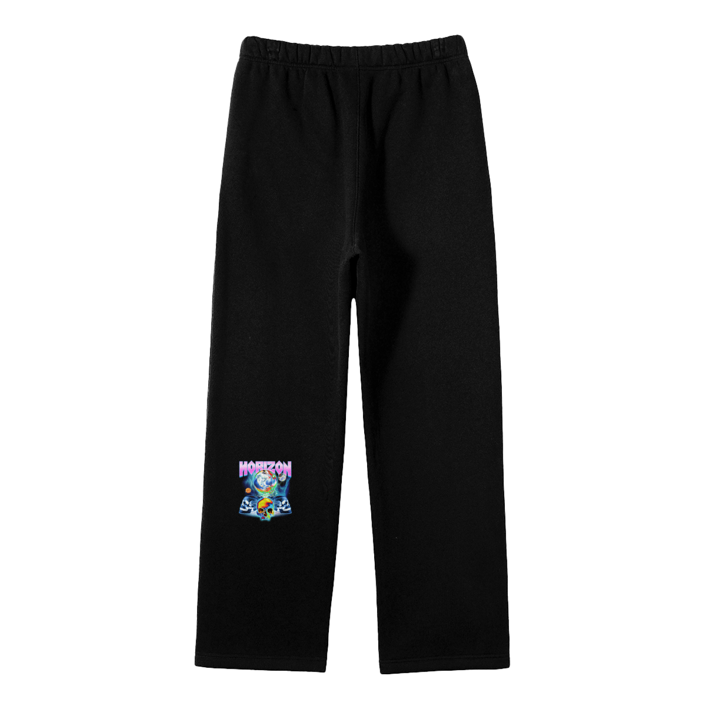 Streetwear Unisex Solid Color Fleece Straight Leg Pants