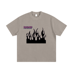 Heavyweight Vintage Washed Frayed T-Shirt