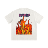 Heavyweight Vintage Washed Frayed T-Shirt