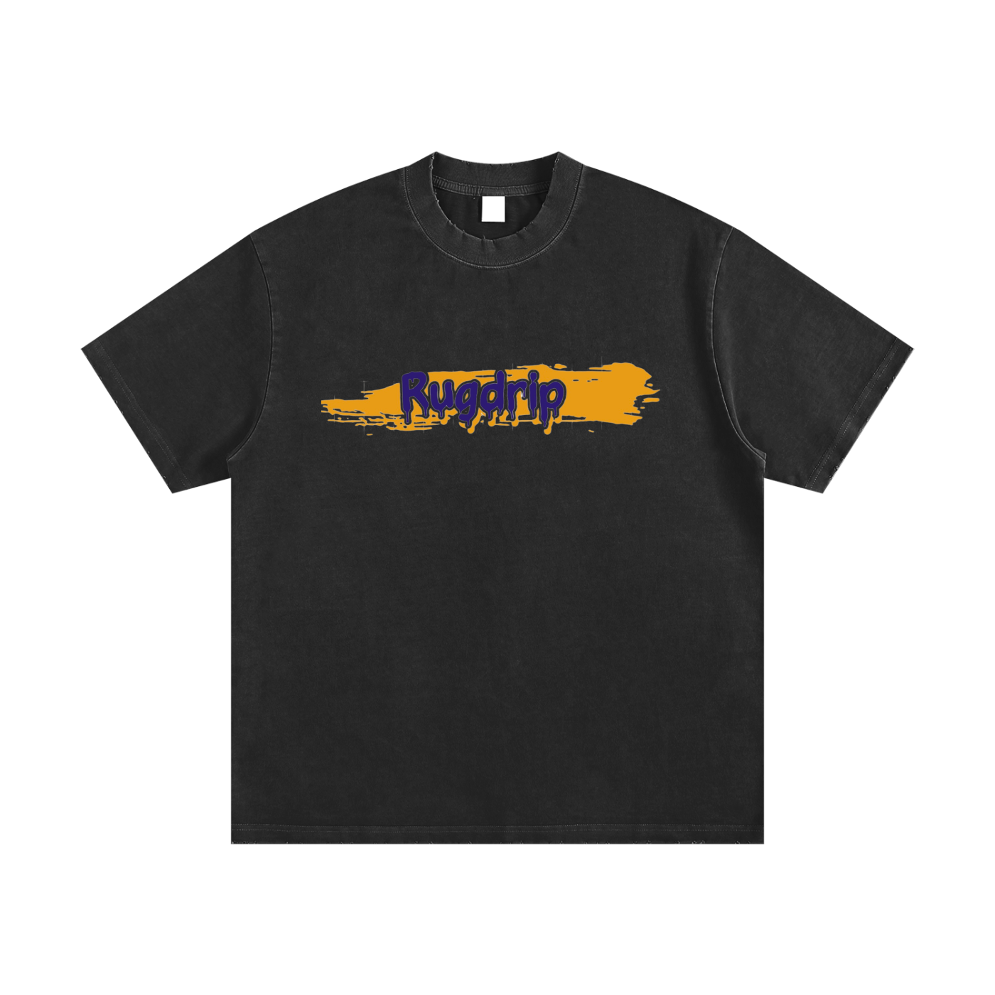 Heavyweight Vintage Washed Frayed T-Shirt