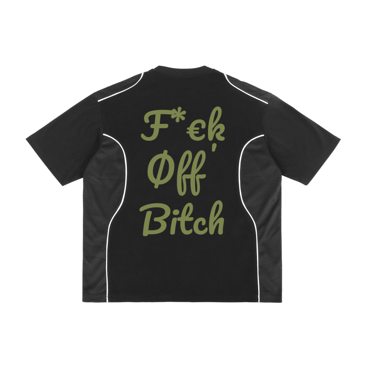 Contrast Piped Panel T-Shirt