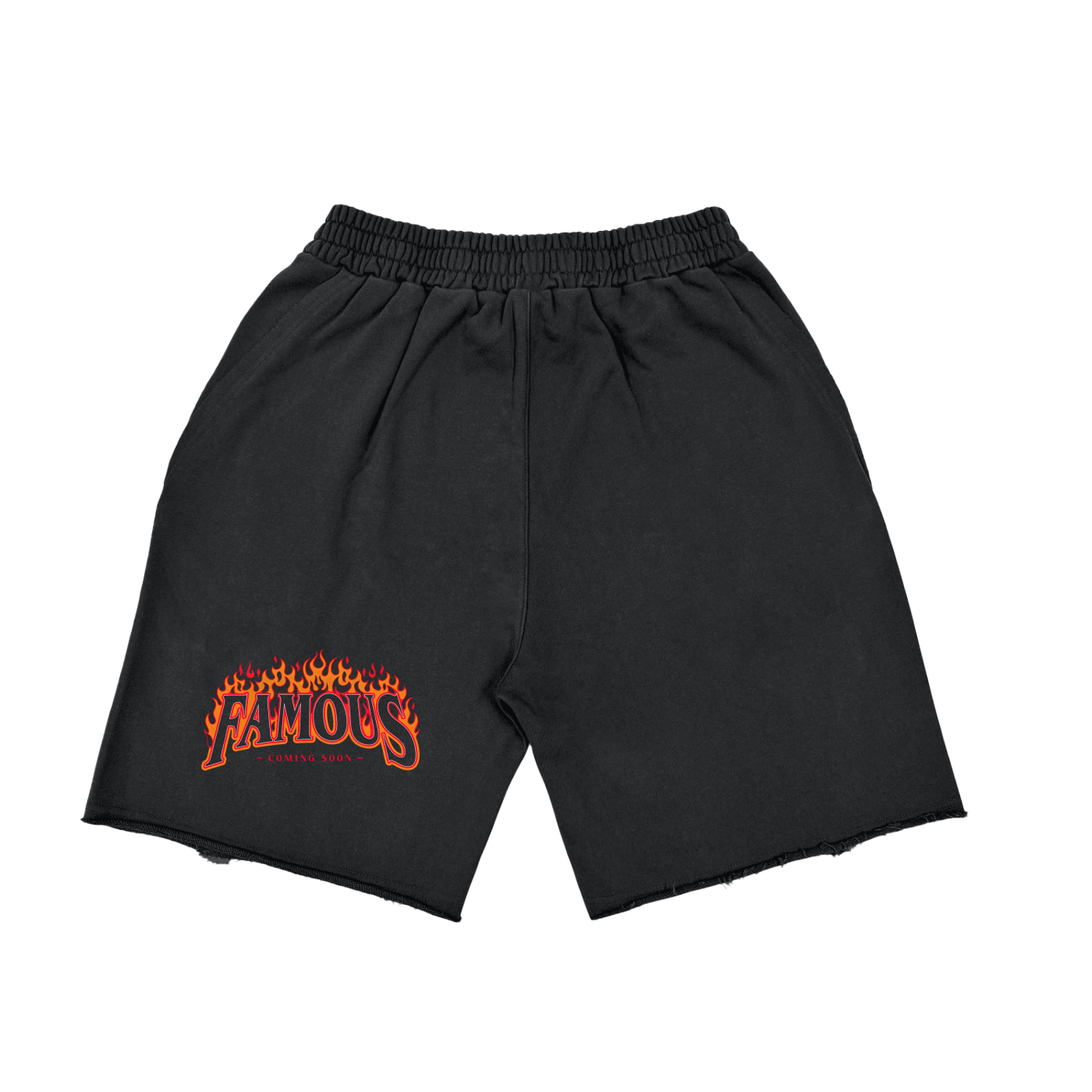 Heavyweight Vintage Washed Tiger Stripes Short Pants - 360 GSM