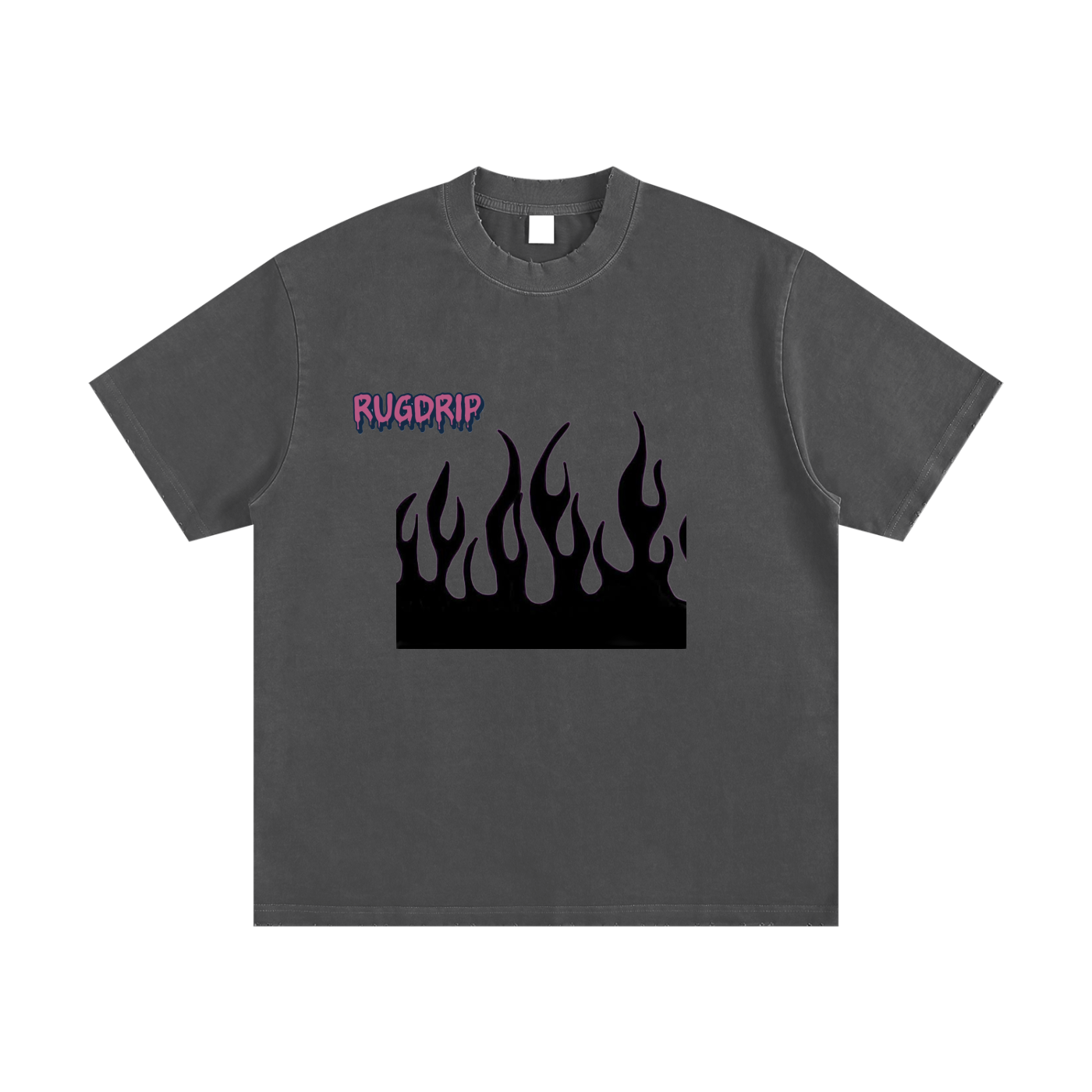 Heavyweight Vintage Washed Frayed T-Shirt