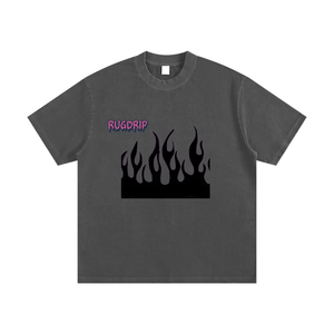 Heavyweight Vintage Washed Frayed T-Shirt