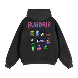 Sunfade Two-way Zipper Boxy Fleece Hoodie