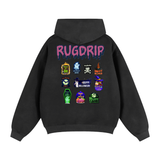 Sunfade Two-way Zipper Boxy Fleece Hoodie