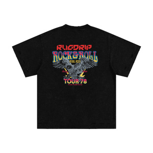 Heavyweight Snow Washed Hand-Frayed T-Shirt